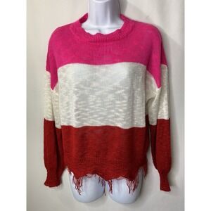 Leimarie Limited Womens Sweater Size Small Distressed Coquette Clueless Preppy